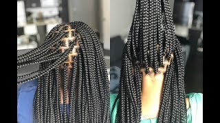 How to Part Box Braids  Box Parting 101 [upl. by Stine72]