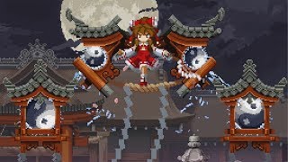 Touhou Luna Nights  Extra Boss Reimu No DamageTime StopSnail TimeSkills  Extra Ending [upl. by Buford]