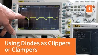 Using Diodes as Clippers or Clampers  Intermediate Electronics [upl. by Yehc]