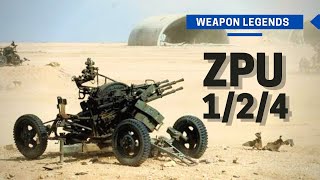 ZPU antiaircraft gun  The weapon of all wars [upl. by Stochmal]