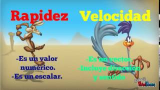 Rapidez y Velocidad [upl. by Trumaine]