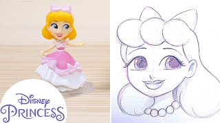 How to Draw Cinderella  Disney Princess [upl. by Anairol]