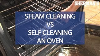 Steam Cleaning VS Self Cleaning An Oven [upl. by Youlton]