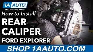 How to Install Rear Caliper 1119 Ford Explorer [upl. by Fadden201]