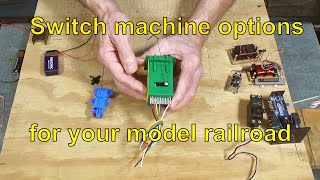 Switch machine options for your model railroad 59 [upl. by Seitz]