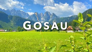 GOSAU AUSTRIA  Walking Tour with Dachstein Glacier View [upl. by Ydieh113]