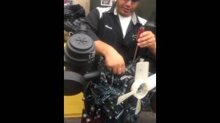 Valve Adjustment on a Kubota [upl. by Noneek]