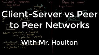 131 Client Server vs Peer to Peer  Revise GCSE Computer Science [upl. by Yssirk]