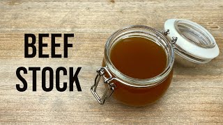 How To Make Beef Stock  The Guide To Perfect Stock [upl. by Adriene]