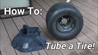 How To Tube a Golf Cart Tire [upl. by Supple]