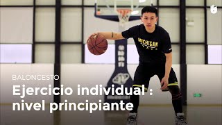 Aprender a botar el balón para principiantes  Baloncesto [upl. by Afaw536]