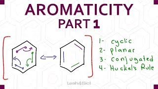 Aromaticity Part 1  Cyclic Planar Conjugated and Huckels Rule [upl. by Sopher]