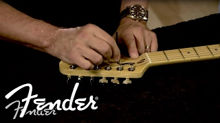 How To  Truss Rod Adjustment  Fender [upl. by Akinuahs]