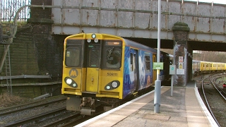 Half an Hour at 216  Birkenhead North Station 1022017  Class 507 508 terminus [upl. by Cirdahc]