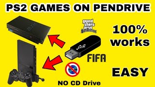 How To Play PS2 Games Using PENDRIVEUSB FatSlim [upl. by Niwrehs547]