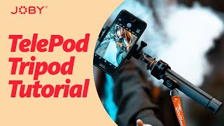 JOBY TelePod Tripod Tutorial [upl. by Enilauqcaj]