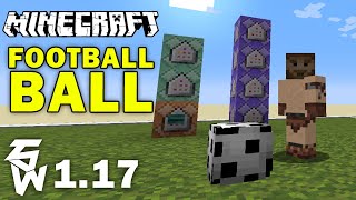 Minecraft  How to make a SOCCER BALL [upl. by Oneladgam616]