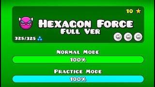 HEXAGON FORCE FULL VERSION GEOMETRY DASH 211 [upl. by Kimberlyn303]