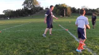 Youth Football  Learning How to Tackle [upl. by Ioj]