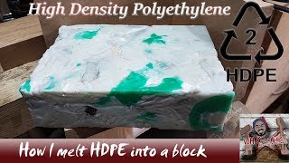 HDPE Plastic Recycling  To Usable Blocks [upl. by Vyse697]