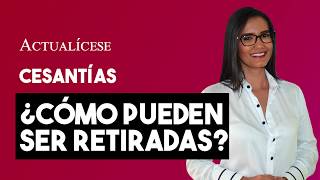 Retiros parcial cesantías documentos válidos para el trámite [upl. by Ecinad]