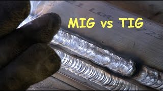 Welding Aluminum TIG vs MIG Spool Gun [upl. by Ric]