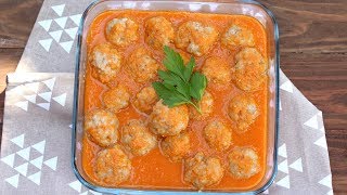 Albóndigas en salsa con Thermomix MÁS LIGERAS [upl. by Bigelow568]