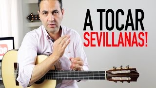 COMO TOCAR SEVILLANAS FÁCIL COMPLETAS Y RASGUEOSJerónimo de Carmen TUTORIAL [upl. by Ulick280]