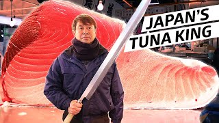 The Tuna King Reigns at Tsukiji Fish Market — Omakase Japan [upl. by Bordiuk]