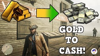 HOW TO SELL GOLD BARS IN RED DEAD REDEMPTION 2 AND ALL FENCE LOCATIONS [upl. by Susannah]