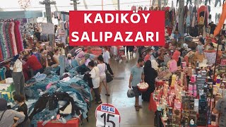 KADIKÖY SALI PAZAR TURU 🛍 Istanbul Einkauf  Fake Marken Artikel 😱  Hijabflowers [upl. by Mapel]