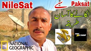 How To Set Nilesat Satellite 7W From Paksat 38E on 4 Feet Dish Antenna [upl. by Chun]