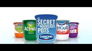 Les secrets des nouveaux pots Danone [upl. by Nert968]