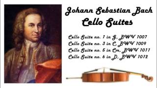 Johann Sebastian Bach  Cello suites in 432 Hz great for reading or studying [upl. by Junette]