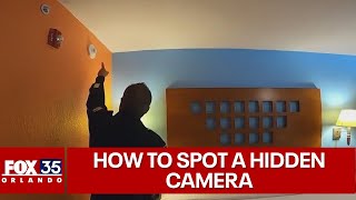 Florida sheriff explains how to spot hidden cameras indoors [upl. by Johnathon860]