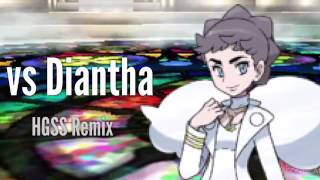 Champion Diantha Battle  HGSS Style Remix [upl. by Ahseiyt]