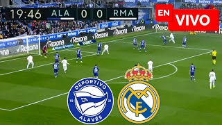 🔴 Alavés vs Real Madrid EN VIVO  Liga Española [upl. by Akiria311]