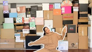 THE BIGGEST PR UNBOXING EVERTHIS IS SO CRAZY so much stuff [upl. by Adnamra]