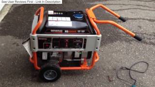 Generac 5747 XG8000E 8000 Watt Portable Generator Honest Review 2017 [upl. by Niehaus]