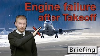 Engine failure after Takeoff  Briefing [upl. by Eceined]