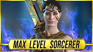 Diablo IV  Max Level Sorceress Gameplay [upl. by Alleb]