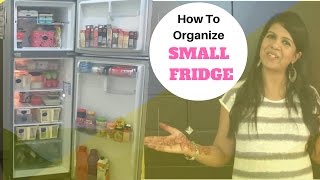 How To Organize a Fridge  Ideas To Organize Small Fridge [upl. by Hammond479]