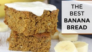 The BEST Banana Bread Recipe  Healthy  Easy [upl. by Chitkara]