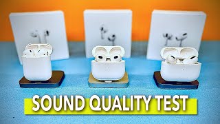 Do The New Apple AirPods Sound Amazing AirPods 2nd Gen vs 3rd Gen vs AirPods Pro [upl. by Julis]