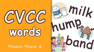 CVCC Words  Phonics Phase 4  Segmenting amp Blending [upl. by Rew538]