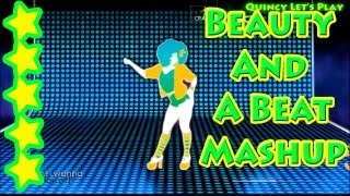 Just Dance 4 Beauty And A Beat Mashup 5 ☆☆☆☆☆ [upl. by Nerraj907]