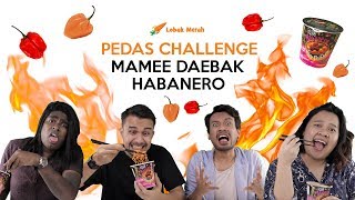 Pedas Challenge Mamee Daebak Habanero Dendam Edition [upl. by Llertnek471]