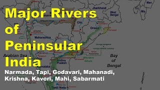 Peninsular Rivers of India  Geography UPSC IAS NDA CDS SSC CGL [upl. by Alyahs]