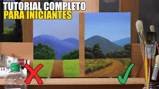 TUTORIAL DE PINTURA A ÓLEO PARA INICIANTES [upl. by Einnaffit373]