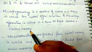 Control memory lecture28coa [upl. by Jena974]